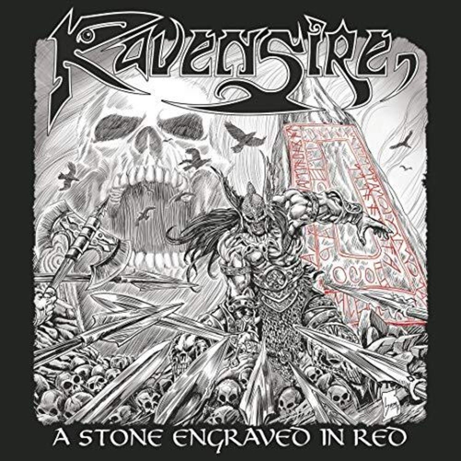 Ravensire - A Stone Engraved In Red