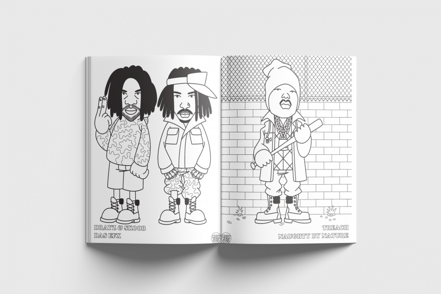 Mark 563 - Hip Hop Coloring Book: East Coast Edition
