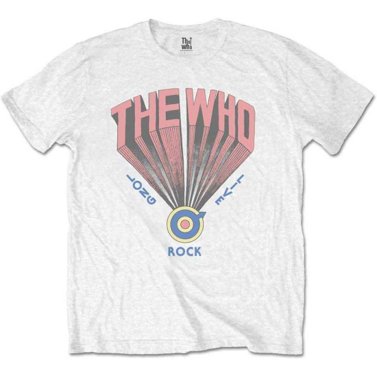 The Who - Long Live Rock Uni Wht T-Shirt  (XL)