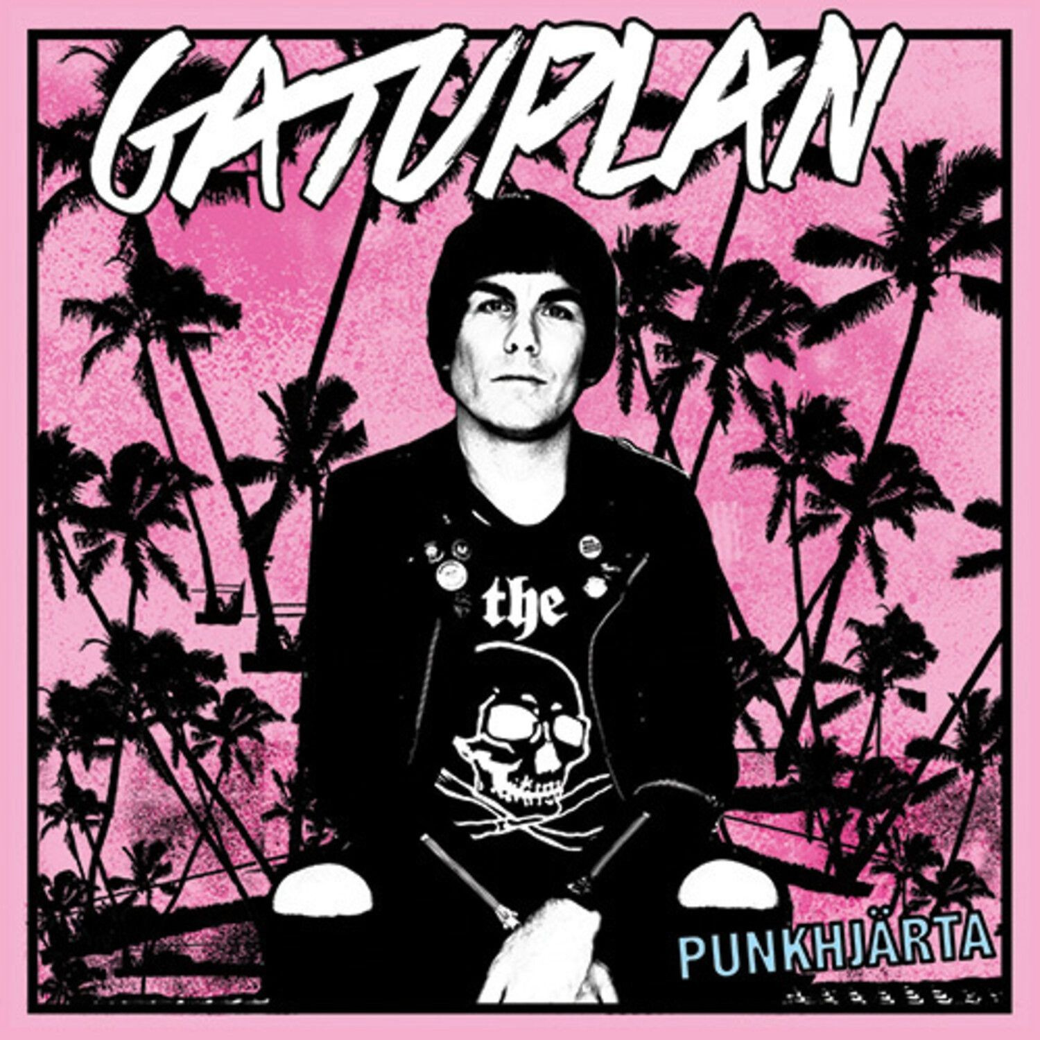 Gatuplan - Punkhjärta (White)