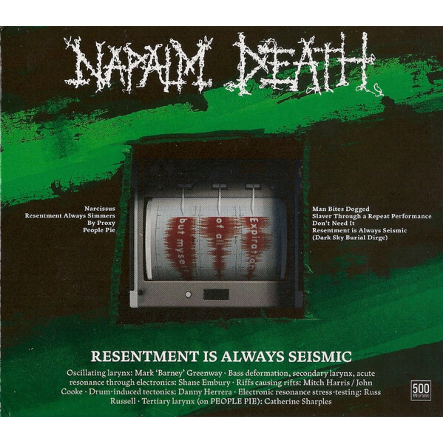 Napalm Death - Resentment is Always Seismic - a final t