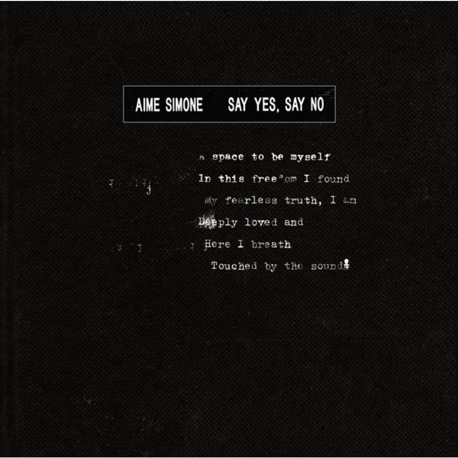 Aime Simone - Say Yes Say No