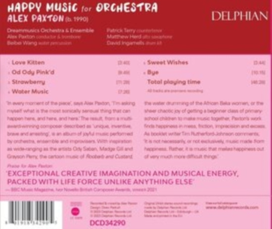 Dreammusics Orchestra - Alex Paxton: Happy Music For Orches