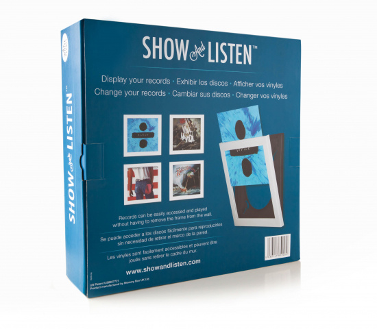 Show And Listen - White LP Flip Frame 4-Pack
