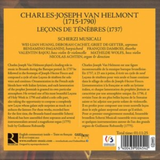 Van Helmont Charles-Joseph - Lecons De Tenebres