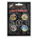 Iron Maiden - The Faces Of Eddie Button Badge Pack