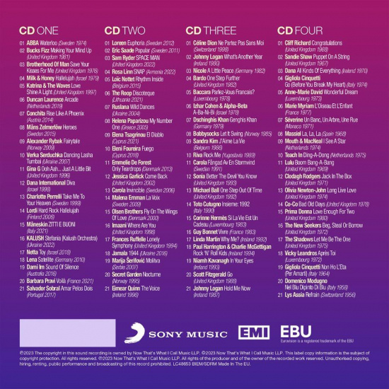 Various artists - Now that´s what i call eurovision song c