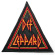 Def Leppard - Tri Logo Woven Patch Def Leppard - Tri Logo Woven Patch