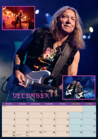 Iron Maiden - Iron Maiden 2024 A3 Calendar