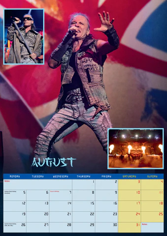 Iron Maiden - Iron Maiden 2024 A3 Calendar