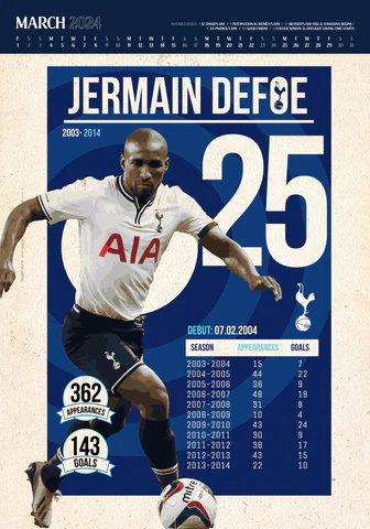 Tottenham Hotspur Fc - Tottenham Hotspur Fc 2024 A3 Deluxe Cale