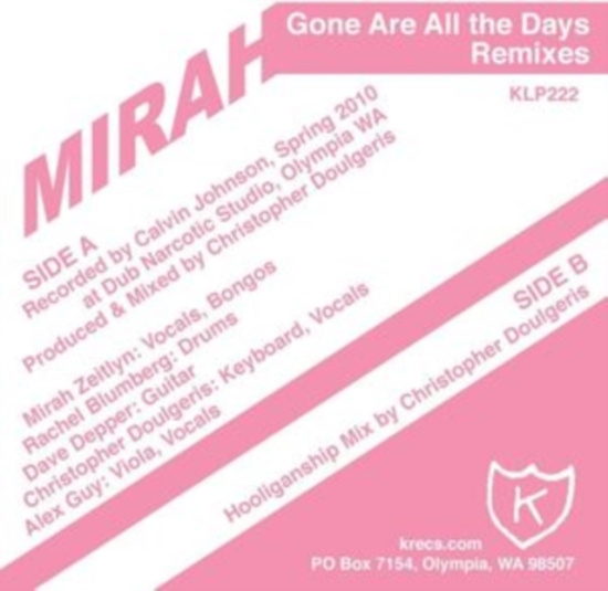 Mirah - Gone Are All The Days