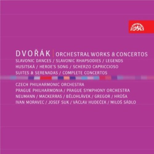 Antonín Dvořák - Orchestral Works & Concertos (8 Cd)