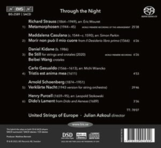 Beibei Wang United Strings Of Euro - Through The Night