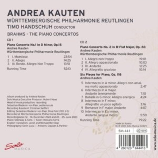 Brahms Johannes - The Piano Concertos