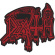 Death - Patch Logo Cut Out Death - Patch Logo Cut Out