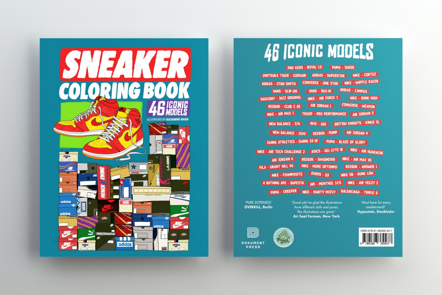Bok - Sneaker Coloring Book