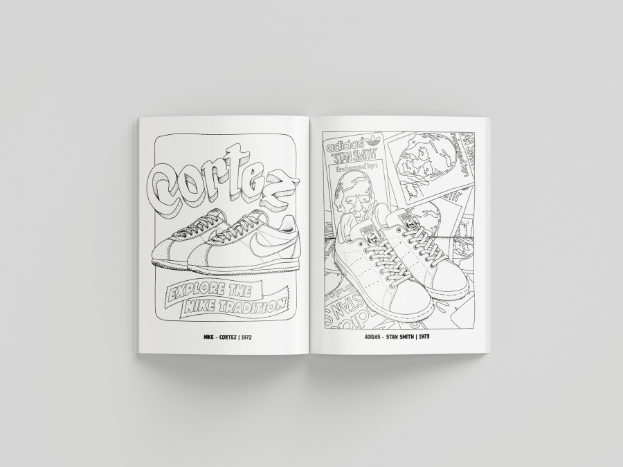 Bok - Sneaker Coloring Book