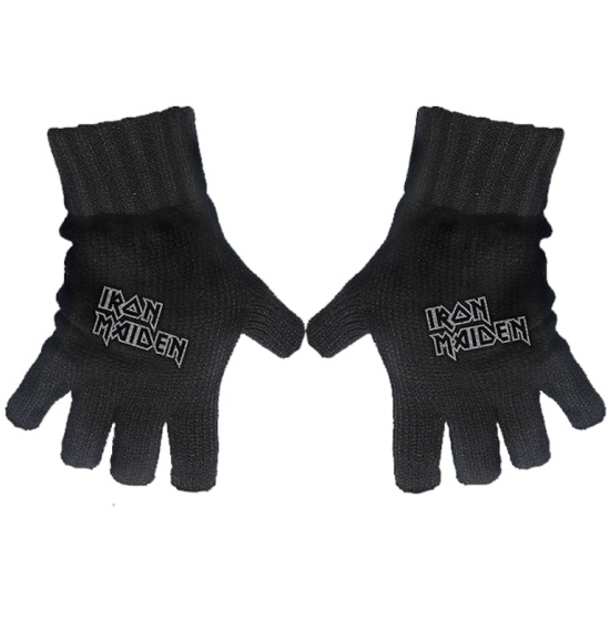 Iron Maiden - Fingerless Gloves - Logo