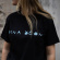 Dina Ögon - T-Shirt Black - Blue Logo M Dina Ögon - T-Shirt Black - Blue Logo M
