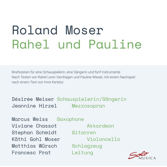 Roland Moser - Rahel Und Pauline