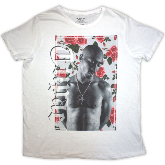 Tupac - Floral Lady Wht   