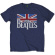 The Beatles - Drop T Logo & Vintage Flag Uni Navy The Beatles - Drop T Logo & Vintage Flag Uni Navy