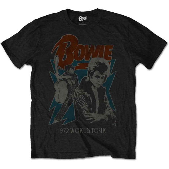 David Bowie - 1972 World Tour Uni Bl   