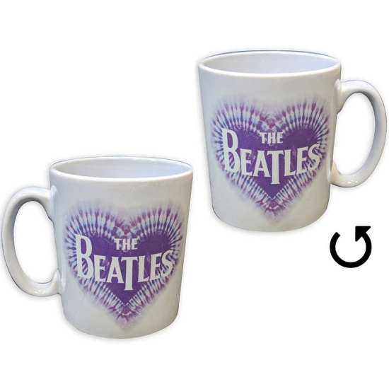 The Beatles - Heart & Drop T Logo Wht Unboxed Mug