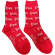 The Beatles - Love Me Do Uni Red Socks (Eu 40-45) The Beatles - Love Me Do Uni Red Socks (Eu 40-45)
