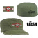 The Clash - Star Logo Military Green Military Cap (Size: Large) The Clash - Star Logo Military Green Military Cap (Size: Large)