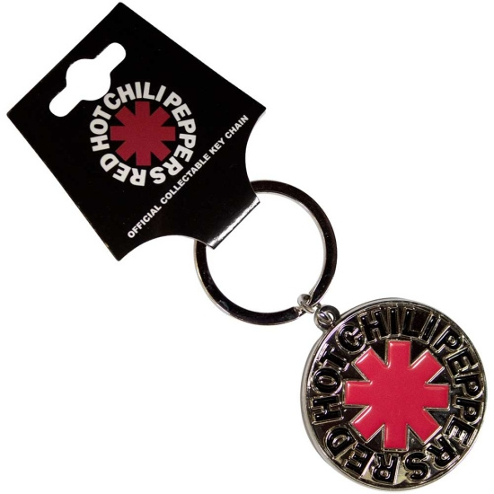 Red Hot Chili Peppers - Asterisk Logo Silver Keychain