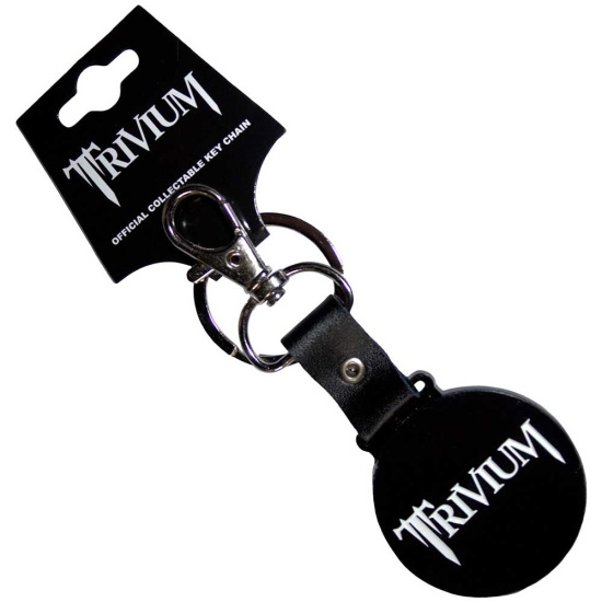 Trivium - Classic Logo Mono Circle Keychain