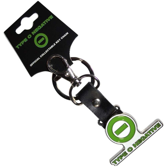 Type O Negative - Negative Emblem & Text Logo Keychain