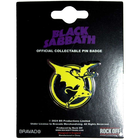 Black Sabbath - Never Say Die Pin Badge