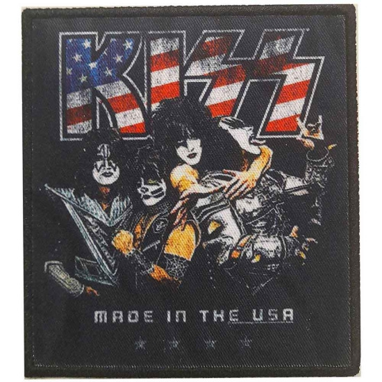Kiss - Patch Made In The Usa (10,6 X 9,6 C
