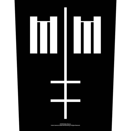 Marilyn Manson - Cross Logo Back Patch