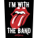 Rolling Stones - I'm With The Band Back Patch Rolling Stones - I'm With The Band Back Patch