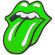 Rolling Stones - Classic Tongue Green Standard Patch