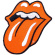 Rolling Stones - Classic Tongue Orange Standard Patch