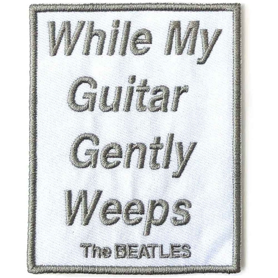 The Beatles - While My Guitar Gently Weeps Woven Patch