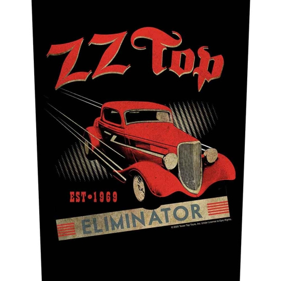 Zz Top - Eliminator Back Patch