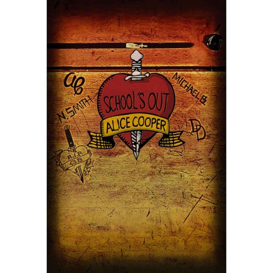 Alice Cooper - School's Out Textile Poster