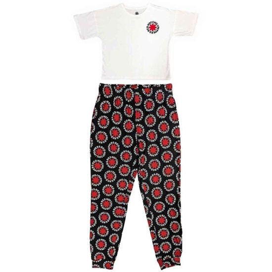Red Hot Chili Peppers - Classic Asterisk Lady Wht/Bl Pyjamas: