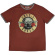 Guns N Roses - Classic Logo Ringer Uni Red (L) Guns N Roses - Classic Logo Ringer Uni Red (L)
