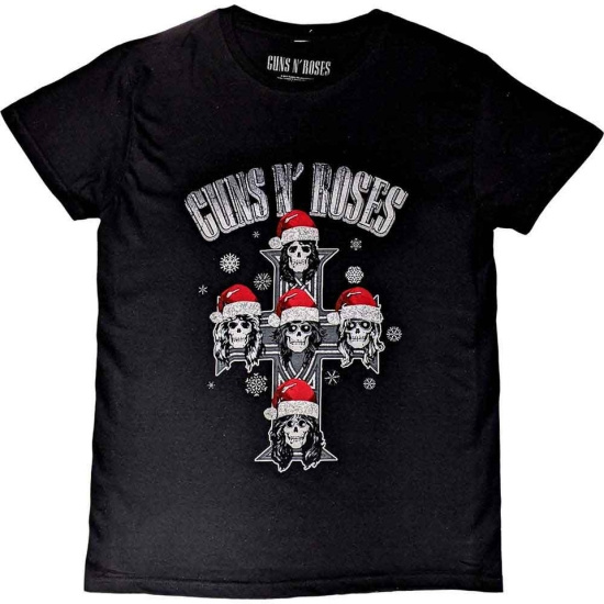 Guns N Roses - Appetite Christmas Uni Bl T-Shirt