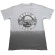 Guns N Roses - Tonal Bullet Uni Grey Dip-Dye S Guns N Roses - Tonal Bullet Uni Grey Dip-Dye S