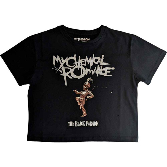 My Chemical Romance - The Black Parade Lady Bl Crop Top: 