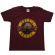 Guns N Roses - Classic Logo Boys T-Shirt Maroon Guns N Roses - Classic Logo Boys T-Shirt Maroon