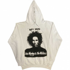 Bob Marley - Natty Dread Uni Wht Hoodie 